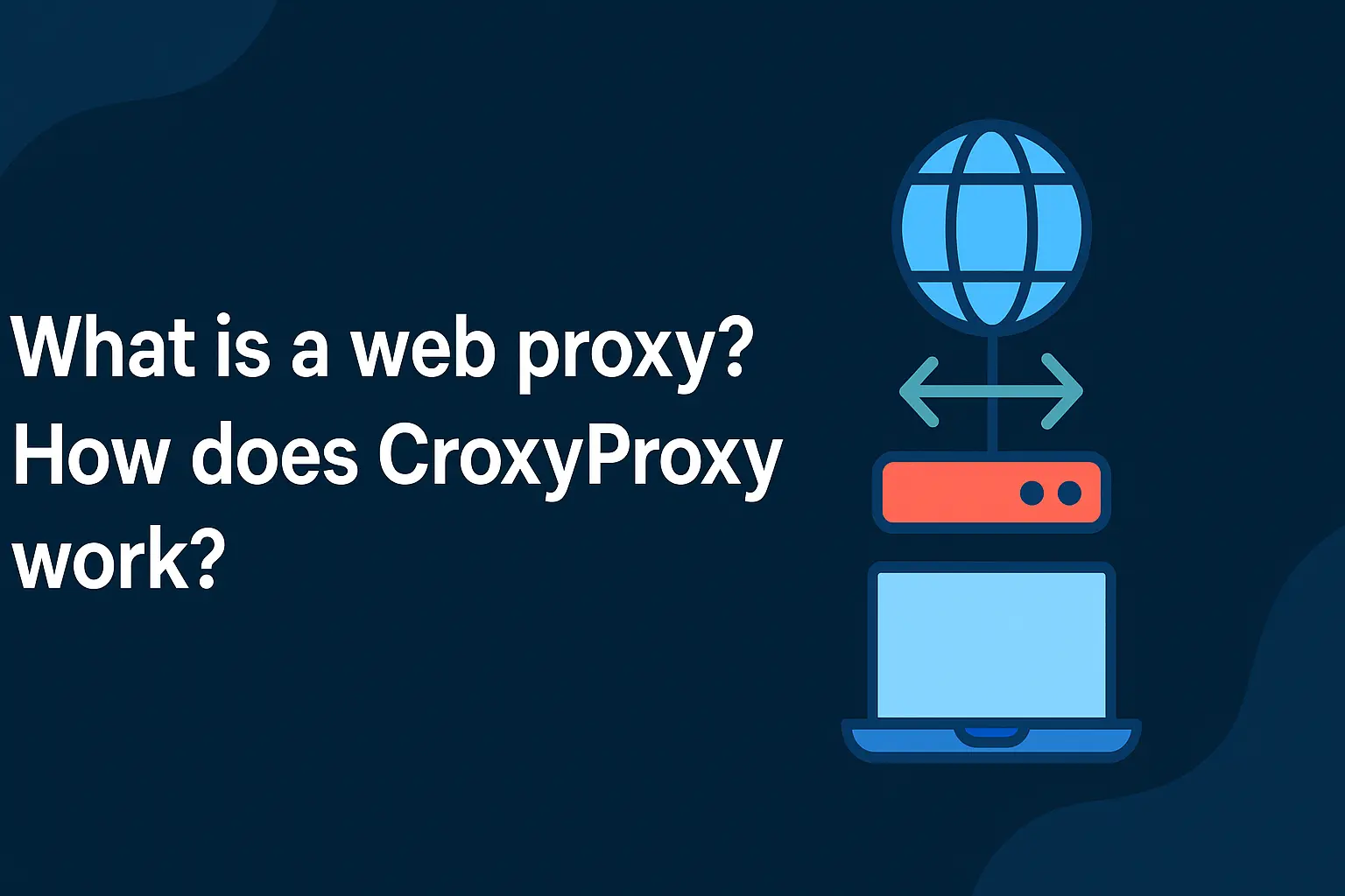 What is a web proxy? How does CroxyProxy work?
